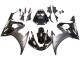 Yamaha YZF R6 Motorrad Verkleidung 2003-2004 - Glanzendes Schwarz Matt Schwarz Weiss Aufkleber
