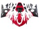 Yamaha YZF 600 R6 Motorrad Verkleidung 2005 - Rot Weiss Matt Schwarz