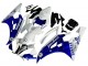 Yamaha YZF 600 R6 Motorrad Verkleidung 2006-2007 - Weiss Blau Jordan
