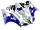 Yamaha YZF 600 R6 Motorrad Verkleidung 2006-2007 - Weiss Blau Jordan