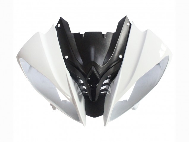 Yamaha YZF 600 R6 Motorrad Verkleidung 2008-2016 - Weiss Rot Glanzendes Schwarz