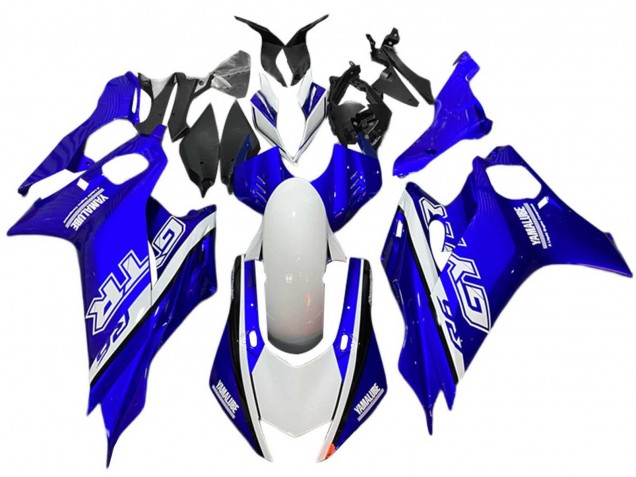 Yamaha YZF 600 R6 Motorrad Verkleidung 2017-2025 - Weiss Blau GYTR
