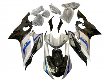 Yamaha YZF 600 R6 Motorrad Verkleidung 2017-2023 - Silber Blau Schwarz