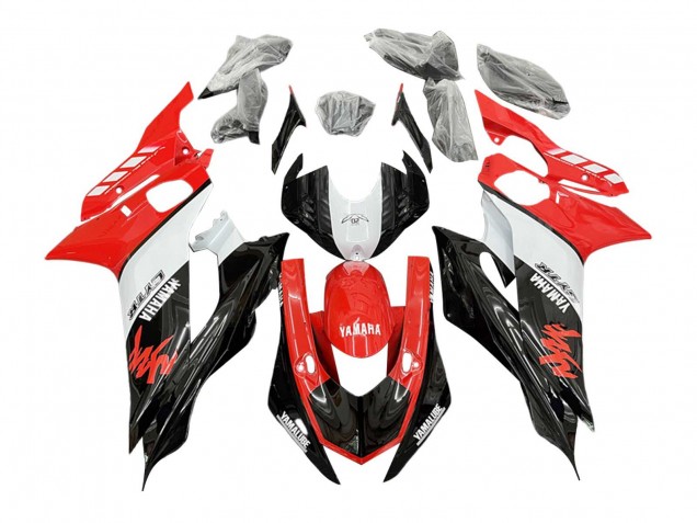 Yamaha YZF 600 R6 Motorrad Verkleidung 2017-2025 - Weiss Rot Schwarz GYTR Yamalube