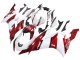 Yamaha YZF 600 R6 Motorrad Verkleidung 2017-2025 - Weiss Rot Schwarz
