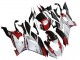 Yamaha YZF 600 R6 Motorrad Verkleidung 2017-2025 - Weiss Rot Schwarz Semakin Didepan