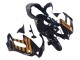 Honda VTR1000F Motorrad Verkleidung 1997-2005 - Glanzendes Schwarz Gold