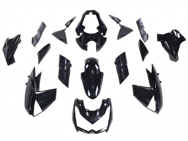 Kawasaki Z1000 Motorrad Verkleidung 2010-2013 - Glanzendes Schwarz