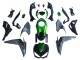 Kawasaki Z1000 Motorrad Verkleidung 2014-2019 - Schwarz Grun Grau