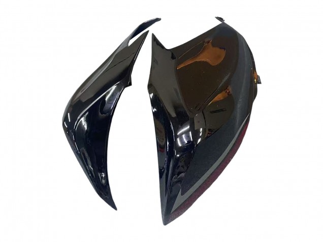 Kawasaki Z800 Motorrad Verkleidung 2013-2018 - Glanzendes Schwarz Rot