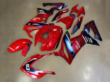 Honda CBR650R Motorrad Verkleidung 2019-2020 - Rot Weiss Dunkel Blau HRC Pull&Bear 93