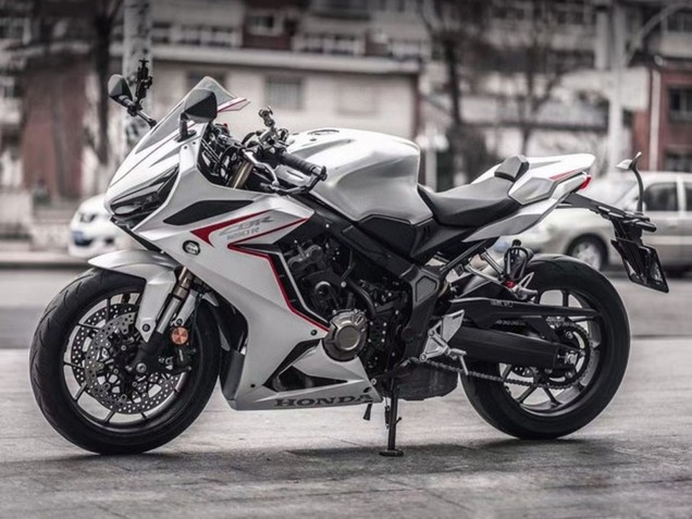 Honda CBR650R Motorrad Verkleidung 2019-2020 - Weiss Rot Schwarz