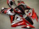 Honda CBR650R Motorrad Verkleidung 2021-2023 - Rot Silber Glanzendes Schwarz