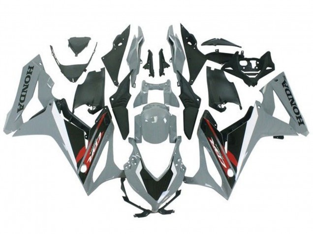 Honda CBR650R Motorrad Verkleidung 2021-2023 - Nardo Grau Glanzendes Schwarz Rot