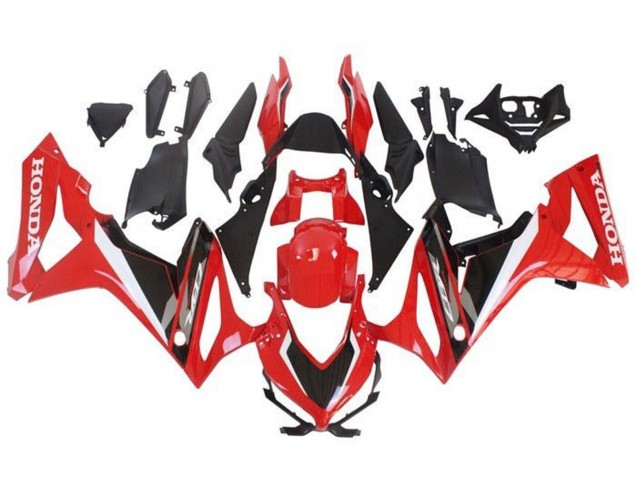 Honda CBR650R Motorrad Verkleidung 2021-2023 - Rot Weiss Schwarz