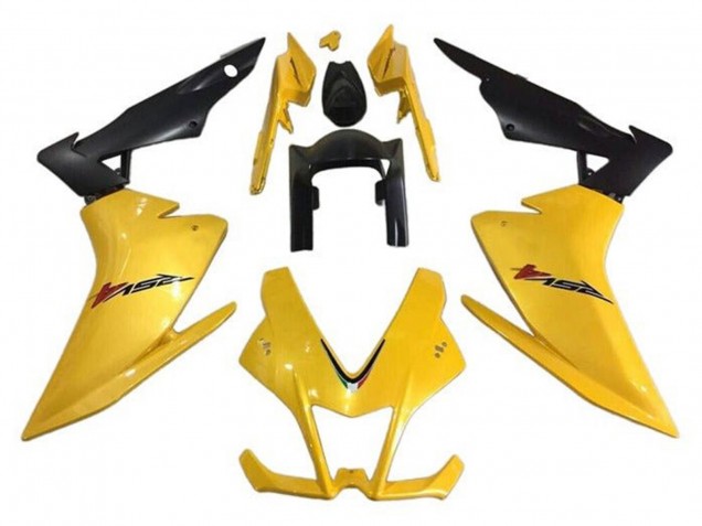 Aprilia RSV4 1000 Motorrad Verkleidung 2009-2015 - Gelb Schwarz