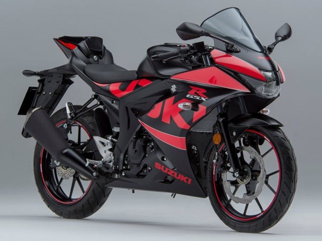 Suzuki GSXR125 Motorrad Verkleidung 2017-2025 - Schwarz Rot