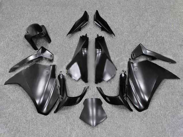 Honda VFR 1200 Motorrad Verkleidung 2010-2016 - Matt Schwarz Glanzendes Schwarz