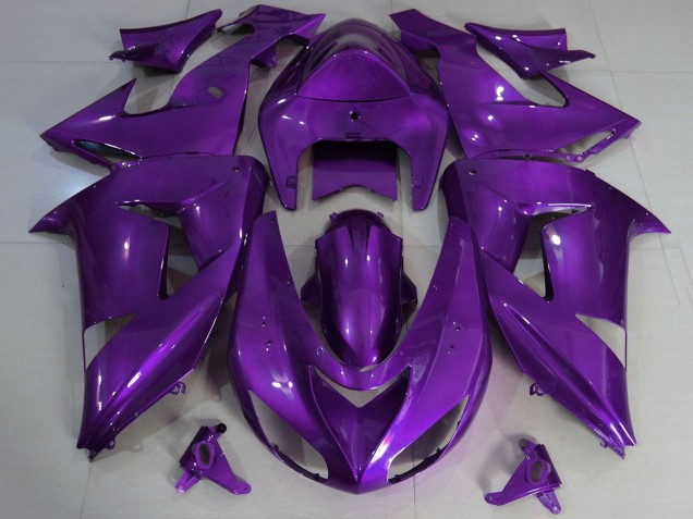 Kawasaki ZX10R Motorrad Verkleidung 2006-2007 - Lila