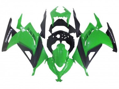 Kawasaki EX300 Motorrad Verkleidung 2013-2017 - Grun Schwarz