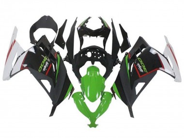 Kawasaki EX300 Motorrad Verkleidung 2013-2017 - Weiss Rot Grun Schwarz