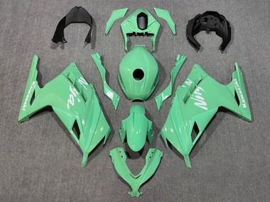 Kawasaki EX300 Motorrad Verkleidung 2013-2017 - Hellgrun Weiss