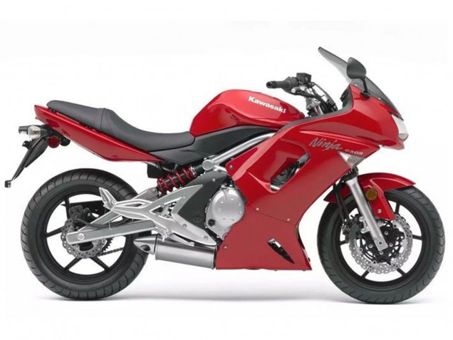 Kawasaki Ninja 650 EX650 Motorrad Verkleidung 2006-2008 - Rot