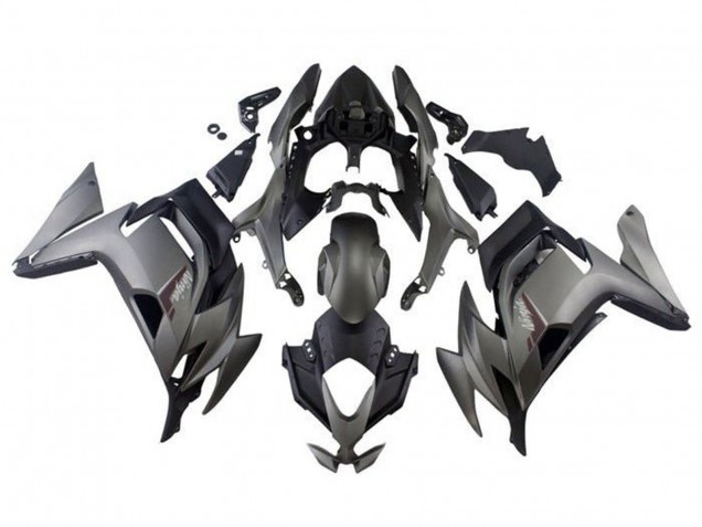 Kawasaki Ninja 650 EX650 Motorrad Verkleidung 2020-2025 - Matt Grau Matt Schwarz