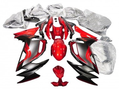 Kawasaki Ninja 650 EX650 Motorrad Verkleidung 2020-2025 - Rot Matt Schwarz