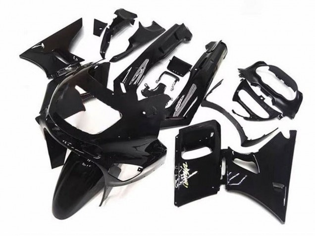 Kawasaki ZZR400 Motorrad Verkleidung 1993-2007 - Glanzendes Schwarz
