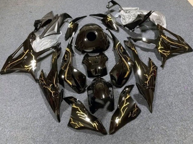 BMW S1000RR Motorrad Verkleidung 2019-2022 - Schwarzes Gold