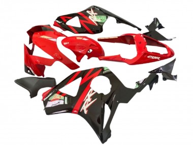 Honda CBR900RR 929 Motorrad Verkleidung 2000-2001 - Rot Matt Schwarz Glanzendes Schwarz