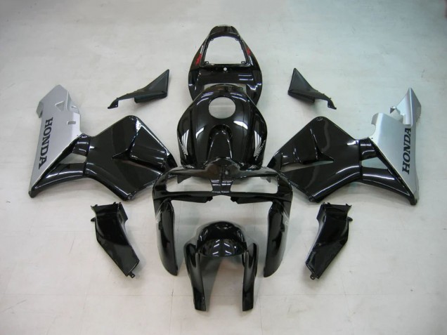 Honda CBR600RR Motorrad Verkleidung 2005-2006 - Schwarz Silber