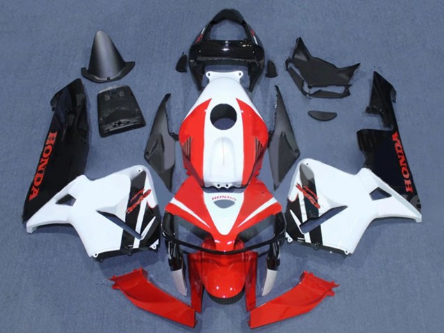 Honda CBR600RR Motorrad Verkleidung 2005-2006 - Schwarz Weiss Rot