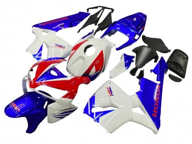Honda CBR600RR Motorrad Verkleidung 2005-2006 - Weiss Rot Blau HRC
