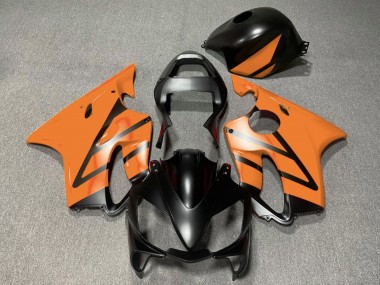 Honda CBR600 F4i Motorrad Verkleidung 2001-2003 - Orange Matt Schwarz