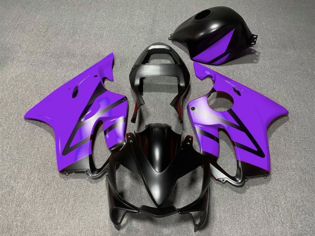 Honda CBR600 F4i Motorrad Verkleidung 2001-2003 - Lila Matt Schwarz