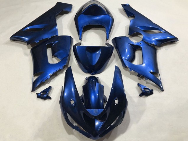 Kawasaki ZX6R Motorrad Verkleidung 2005-2006 - Blau