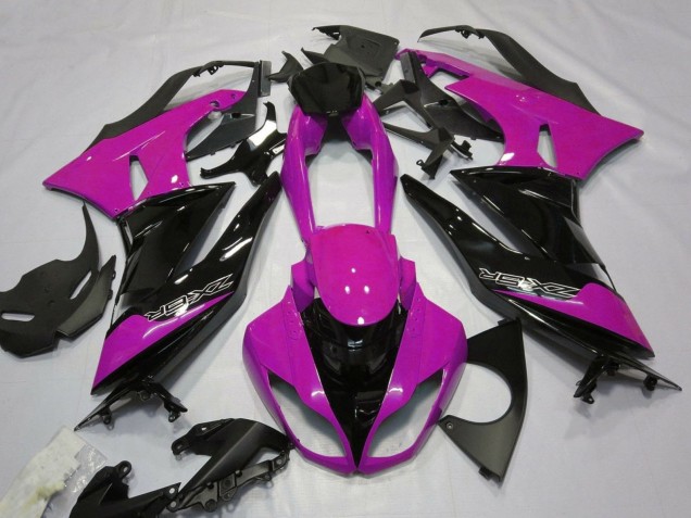Kawasaki ZX6R Motorrad Verkleidung 2007-2008 - Rosa Schwarz