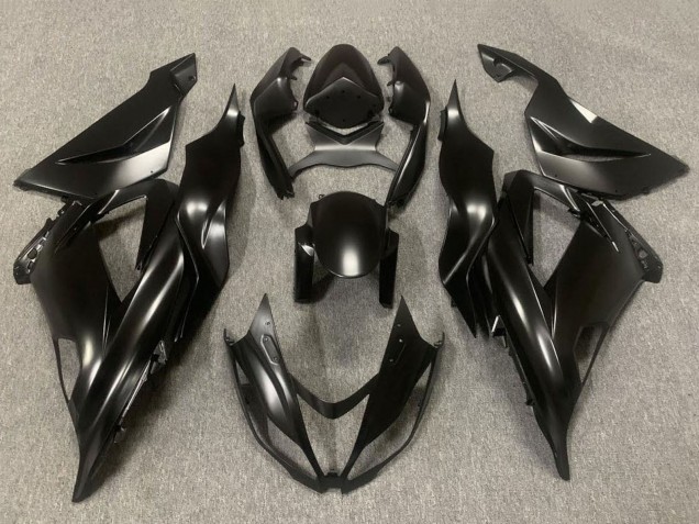 Kawasaki ZX6R Motorrad Verkleidung 2013-2018 - Matt Schwarz