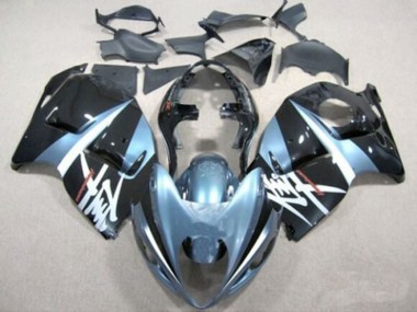Suzuki GSXR 1300 Hayabusa Motorrad Verkleidung 1996-2007 - Hellblau Dunkel Blau Weiss Schwarz