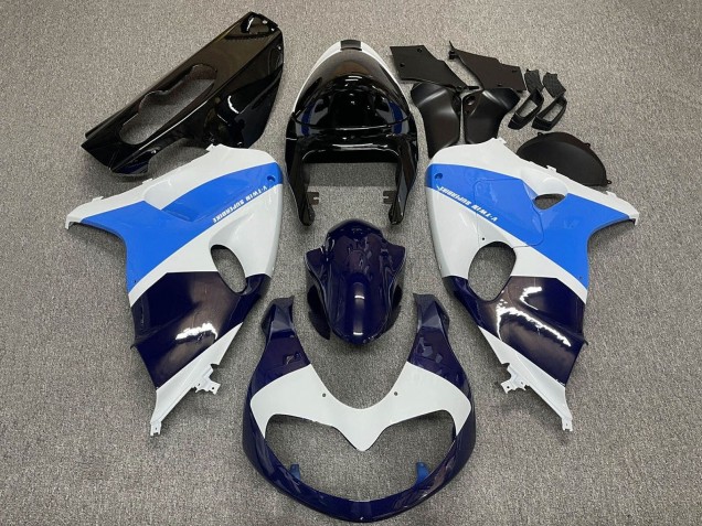 Suzuki TL1000R Motorrad Verkleidung 1998-2003 - Weiss Blau Schwarz Dunkel Blau