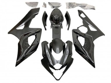 Suzuki GSXR 1000 Motorrad Verkleidung 2005-2006 - Glanzendes Schwarz Half Matt Schwarz