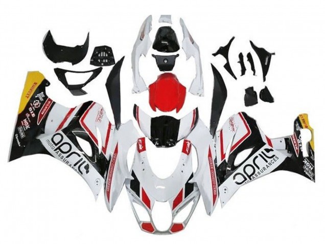 Suzuki GSXR1000 Motorrad Verkleidung 2017-2025 - Weiss Rot Gelb Schwarz