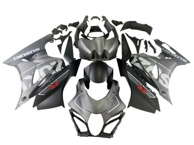 Suzuki GSXR1000 Motorrad Verkleidung 2017-2025 - Matt Silber Matt Schwarz