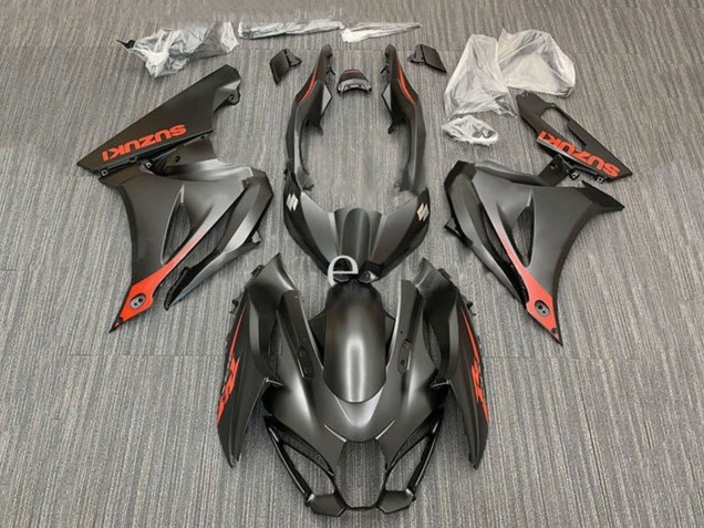 Suzuki GSXR1000 Motorrad Verkleidung 2017-2025 - Matt Schwarz Rot
