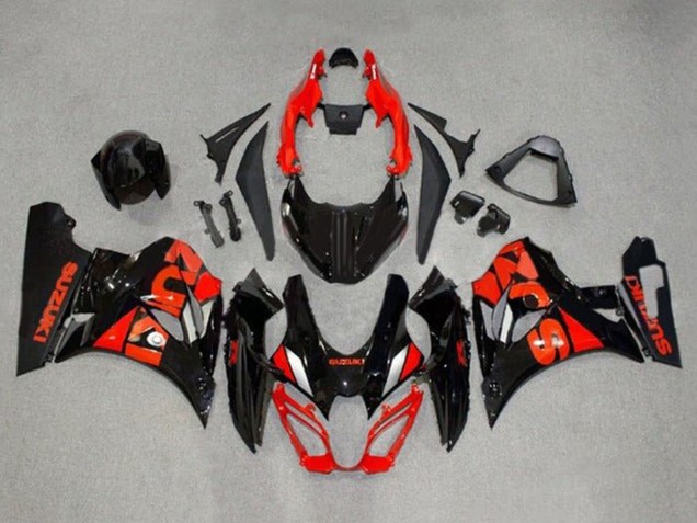 Suzuki GSXR1000 Motorrad Verkleidung 2017-2025 - Schwarz Rot Silber