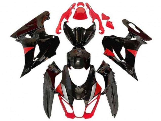 Suzuki GSXR1000 Motorrad Verkleidung 2017-2025 - Schwarz Rot Grau