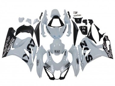 Suzuki GSXR1000 Motorrad Verkleidung 2017-2024 - Weiss Schwarz