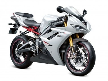 Triumph Daytona 675 Triple Motorrad Verkleidung 2009-2012 - Perl Weiss Schwarz